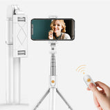 3 In 1 Wireless Bluetooth Selfie Stick Foldable Mini Tripod Expandable Monopod with Remote Control For iPhone iOS Android_2