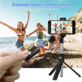 3 In 1 Wireless Bluetooth Selfie Stick Foldable Mini Tripod Expandable Monopod with Remote Control For iPhone iOS Android_4
