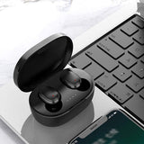 Wireless Headphones Stereo Headset Mini Earbuds with Mic- USB Charging_6