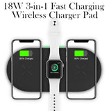 18W 3-in-1 Fast Charging Wireless QI Charger Pad for Apple, Samsung, Apple Watch and AirPods_4