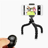 Remote Control Flexible Mobile Phone Holder Tripod Octopus Bracket for Cell Phone and Camera Selfie Stand_9