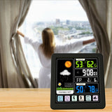 Digital Wireless Colored Weather Clock Creative Thermometer Forecast Station- USB Interface_2