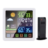Digital Wireless Colored Weather Clock Creative Thermometer Forecast Station- USB Interface_12