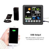 Digital Wireless Colored Weather Clock Creative Thermometer Forecast Station- USB Interface_15