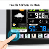 Digital Wireless Colored Weather Clock Creative Thermometer Forecast Station- USB Interface_4