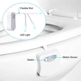 Smart Motion Sensor Toilet Seat Night Light in 8 Colors- Battery Operated_1