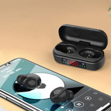 Wireless Earphones 8D Bass Stereo Waterproof Hands-free Headset- USB Charging_6