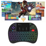 2 in 1 USB Rechargeable Wireless Miniature Backlit Mouse and QWERTY Keyboard_1