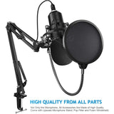 Karaoke Microphone BM-800 Studio Condenser Microphone for Broadcasting, Singing and Recording_10