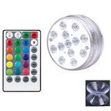 10/13 Lights Remote Controlled LED Diving Light with Magnetic Suction Cup- Battery Operated_12