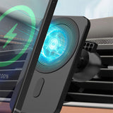 15W Fast Charging Magnetic Wireless Car Charger Stand Holder for QI Phones iPhone 12 Mini Pro Max_4