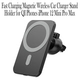 15W Fast Charging Magnetic Wireless Car Charger Stand Holder for QI Phones iPhone 12 Mini Pro Max_14