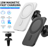 15W Fast Charging Magnetic Wireless Car Charger Stand Holder for QI Phones iPhone 12 Mini Pro Max_8