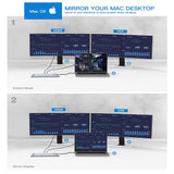 10-in-1 Type-C USB Hub Docking Station USB 3.0 to HDMI/Network Port/VGA/PD Expansion_5