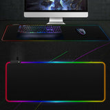 RGB LED Non-Slip Luminous Mouse Pad for Gaming PC Keyboard Cover Base Computer Mat_10