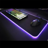 RGB LED Non-Slip Luminous Mouse Pad for Gaming PC Keyboard Cover Base Computer Mat_15