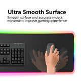 RGB LED Non-Slip Luminous Mouse Pad for Gaming PC Keyboard Cover Base Computer Mat_2