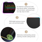 RGB LED Non-Slip Luminous Mouse Pad for Gaming PC Keyboard Cover Base Computer Mat_4