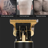 Retro Style USB Rechargeable Cordless Electric Hair Trimmer for Professional and Home Use_4
