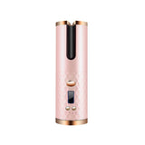USB Rechargeable Cordless Auto-Rotating Ceramic Portable Women's Hair Curler_5