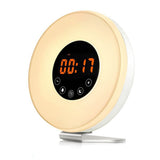 Wake-up Digital Alarm Clock Touch Sensitive LED Light Simulation- USB Powered_1