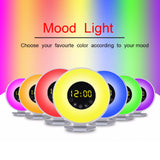 Wake-up Digital Alarm Clock Touch Sensitive LED Light Simulation- USB Powered_5