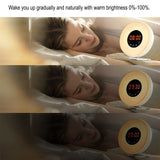 Wake-up Digital Alarm Clock Touch Sensitive LED Light Simulation- USB Powered_8