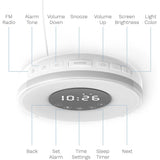 Wake-up Digital Alarm Clock Touch Sensitive LED Light Simulation- USB Powered_3
