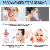 5 Nozzle Facial Blackhead Remover Pore Cleaner- USB Charging_8