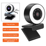 1080P HD Fixed Focus USB Webcam with Microphone for Desktop PC Web Camera_1