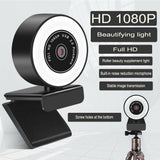 1080P HD Fixed Focus USB Webcam with Microphone for Desktop PC Web Camera_3