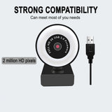 1080P HD Fixed Focus USB Webcam with Microphone for Desktop PC Web Camera_5