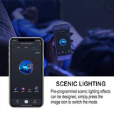 LED Night Light Star Projector Smart WIFI BT Projector- USB Interface_11