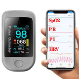 Battery Operated Bluetooth Enabled Blood Oximeter Finger Tip Pulse Tester with APP_2