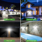 270° 3-Side Lighting Solar Powered Motion Sensor Outdoor LED Light_5