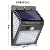 270° 3-Side Lighting Solar Powered Motion Sensor Outdoor LED Light_6