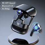 TWS Touch Control Wireless Headphones 9D Stereo- USB Charging_10