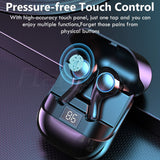TWS Touch Control Wireless Headphones 9D Stereo- USB Charging_5
