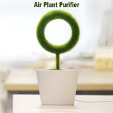 USB Powered Portable Green Plant Negative Ion Desktop Air Purifier_14