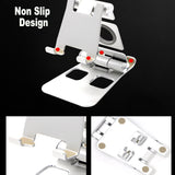 Foldable and Portable 3-in-1 Tablet and Phone Holder for Table and Desktop_6