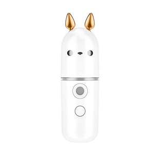 USB Rechargeable Rabbit Nano Mist Sprayer Facial Moisturizer_0