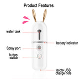 USB Rechargeable Rabbit Nano Mist Sprayer Facial Moisturizer_6