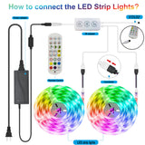 Remote Controlled Bluetooth Ready RGB LED Lights- AU, EU, UK, US Plug_2