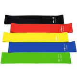 5-Pc Skin Friendly Different Levels Yoga Resistance Bands_6