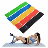 5-Pc Skin Friendly Different Levels Yoga Resistance Bands_8
