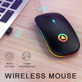LED Wireless Bluetooth Silent Ergonomic Gaming Mouse-USB Charging_13