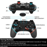 Wireless Switch Pro Controller Gamepad Remote Joystick- USB Charging_8