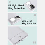 Mobile Phone Case for Apple Devices with LED Fill Light_9