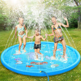 3-in-1 Durable Outdoor Sprinkler Water Mat for Kids_3