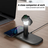 3-in-1 Multi-Functional Desk Lamp and Wireless Charger- USB Imterface_10